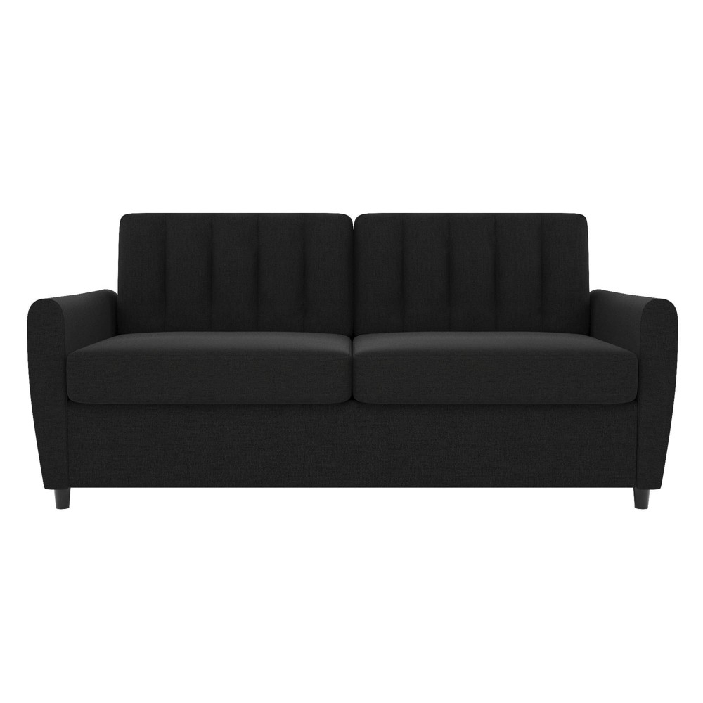 UPC 029986227812 product image for Queen Brittany Sleeper Sofa with Memory Foam Mattress Dark Gray - Novogratz | upcitemdb.com
