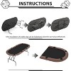 Coucheta 71" Foldable Poker Table Collection - 8-Player with Collapsible Legs, Cup Holders & Casino Felt, Multiple Colors - 3 of 4