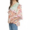 Women's Ruffled & Floral Top - entro - 2 of 4