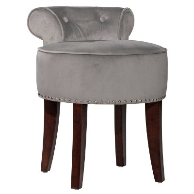 22.5" Lena Wood and Upholstered Vanity Stool - Hillsdale Furniture : Target