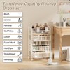 Makeup Organizer with 4 Drawers, Skincare Storage, Floor Skincare Organizers with Wheels - 4 of 4