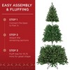 Best Choice Products Pre-Lit Spruce Artificial Christmas Tree w/ Easy Assembly, Metal Hinges & Foldable Base - 4 of 4