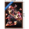 Trends International James Booker - Galaxy Laser Cats on Pizza Framed Wall Poster Prints - 3 of 4