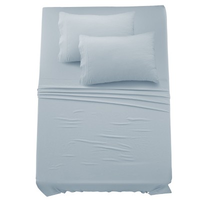 6 Piece Bed Sheet Set Ultra Soft Brushed Microfiber Solid Sheets with Pillow Cases - Lux Decor Collection