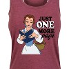 Women's - Disney Princess - Belle One More Page Graphic Racerback Tank - 2 of 4