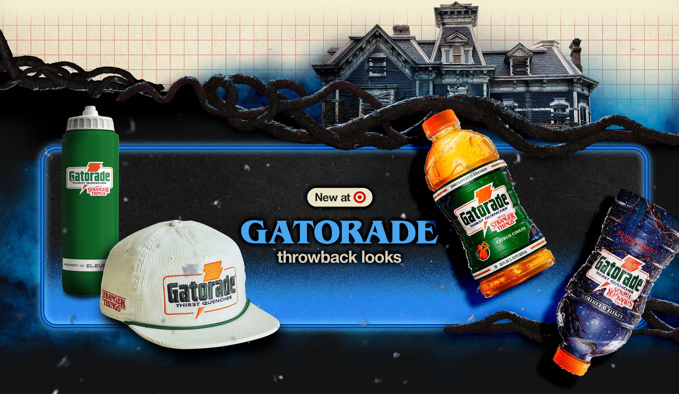 New at Target
Gatorade throwback looks 