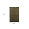 Brown Wool Hand Woven Area Rug - 3 of 4