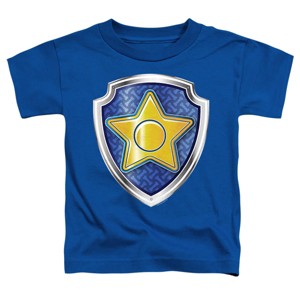 Toddler Boys' Paw Patrol Chase Badge Costume T-Shirt - 1 of 4