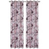 Kate Aurora Country Living 100% Thermal Lined Grommet Top Floral Room Darkening Curtains - 3 of 4
