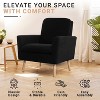 Home Imports Emporium Teddy Fleece Accent Chair for Living Room in Black - 2 of 4