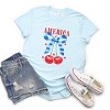 Simply Sage Market Coquette America Cherries Short Sleeve Tee - 3 of 4