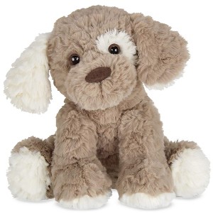 Bearington Beige and Brown Dog 11 Inch Stuffed Dog - Puppy Stuffed Animal - Plush Dog, For Ages 1-14 - 1 of 4