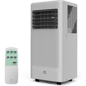 8000 BTU Portable AC - 3-in-1 Cooling, Dehumidifier & Fan for Home, Office, Garage, Sleep Mode, 24H Timer, 2 Speeds, Remote - 1 of 4