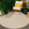 Terrace TER804 Power Loomed UV Resistant Stain Resistant Non-Shedding Indoor/Outdoor Rugs - Safavieh - 2 of 4