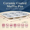 Bakken Swiss 6-Cup Cake/Muffin Pan Set - Aluminized Steel with Ceramic Non-Stick Coating - Proper Size for Versatile Baking - 2 of 4