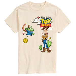 Men's - Toy Story - Woody And Alien Western Short Sleeve Graphic T-Shirt - 1 of 4