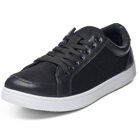 Black fashion tennis clearance shoes