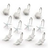 The Lakeside Collection Ocean Reef Bathroom Collection - Set of 12 Shower Hooks - 2 of 2