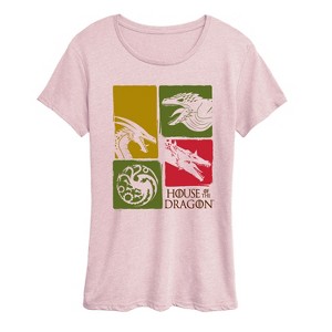 Women's - House Of The Dragon - House of The Dragon Grid Short Sleeve Graphic T-Shirt - 1 of 3