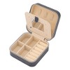 REGALWOVEN Women's Mini Modern Portable PU Leather Jewelry Box - 3 of 4