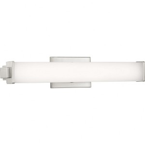 Progress Lighting Phase 2.1 1-Light LED Brushed Nickel Linear Bath Light with Acrylic Shade - 1 of 4