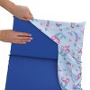 Everything Kids Mermaid, Seashell, Star Fish Aqua, Lavender and Pink Preschool Nap Pad Sheet - 3 of 4