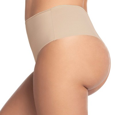 LeSensuel Moderate Compression Thong High-Waisted Underwear Women -