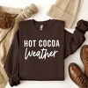 Simply Sage Market Women's Graphic Sweatshirt Hot Cocoa Weather - 2 of 2