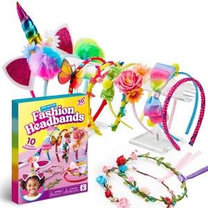 Joyfy Headband Making Kit for Kids, DIY Arts and Crafts, Make Your Own Fashion Hair Accessories Set, Birthday Easter Gift for Age 5 6 7 8 Girl - 1 of 4