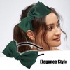 Unique Bargains Women's Fashion Satin Bow Knot Headband 0.31 Inch Wide 1 Pc - 2 of 4