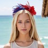 Unique Bargains Women's Three Colors Feathers Headband 1 Pc - 2 of 4