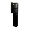 NicBex Corner Bookshelf 5 Tier Rounded Shelf Fronts Compact Bookcase for Small Spaces Living Room Bedroom Storage - 4 of 4