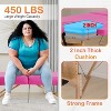 FDW Massage Table 73 Inch Heigh Adjustable 2 Fold Portable Massage Table W/Sheet Cradle Cover 2 Bolster Hanger Facial Salon Tattoo Bed - 4 of 4