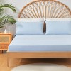 Shabby Chic Solid Color All-Season Microfiber Sheet Set – Lightweight Ultra-Soft Bedding for Hot Season - 2 of 4