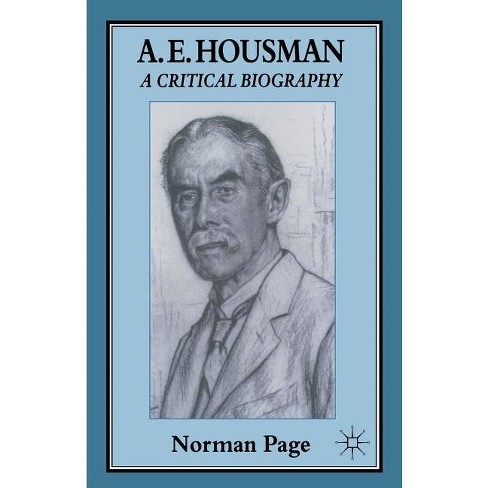 a.e. housman short biography