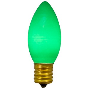 Northlight Pack of 4 Green C9 Opaque Christmas Replacement Bulbs - 1 of 3