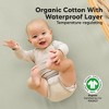 KeaBabies 2pk Soothe Waterproof Fitted Crib Sheets for Girl, Boy, 100% Organic Soft Cotton Crib Mattress Protector Sheet - 2 of 4