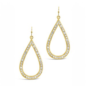 SHINE by Sterling Forever Evangeline Teardrop Hoop Earrings - 1 of 4