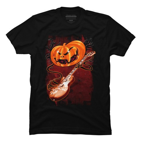 Men's Design By Humans Pumpkin Rocker By cashfish T-Shirt - image 1 of 4