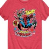 Boys' - Marvel - Spider-man Stickers Style Short Sleeve Graphic T-Shirt - 2 of 4
