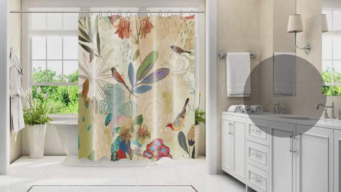 Americanflat 71" x 74" Shower Curtain Style 11 by PI Creative Art - Available in Variety of Styles, 2 of 8, play video