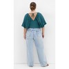 Women's Plus Size Peta Top - green | CITY CHIC - 2 of 4
