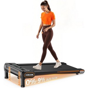 YOSUDA Walking Pad Treadmills with Auto Incline, 9% Incline Tredamills Under Desk with 300LBS Weight Capacity & 3 Adjustable Slopes - 1 of 4