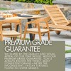 Nordic Teak 47" Natural Outdoor Foldable Round Dining Table - Beige - 4 of 4