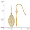 Black Bow Jewelry Marquise Filigree Dangle Earrings in 14k Yellow Gold - 4 of 4