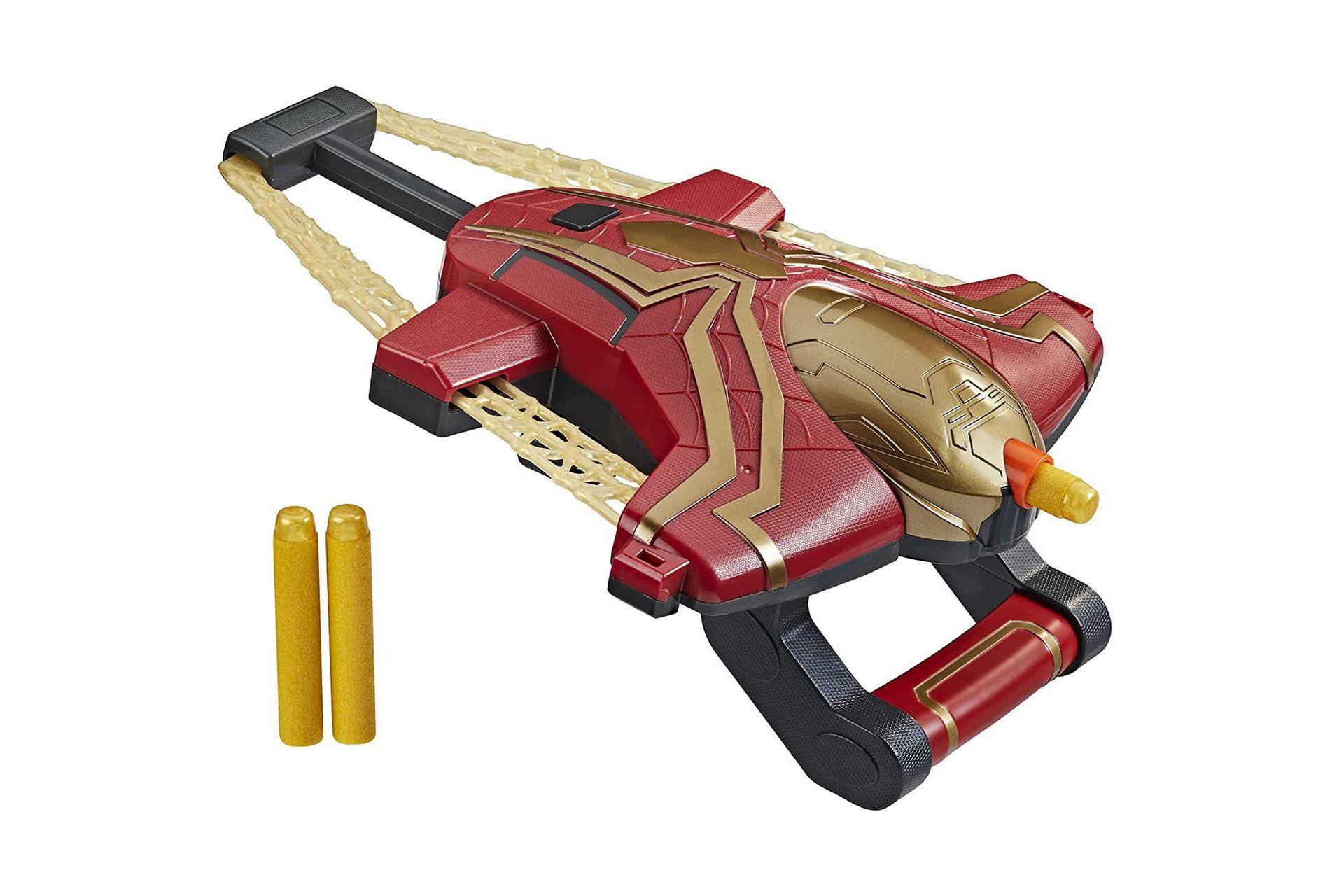 Spider-Man Web Bolt Blaster Powered by Nerf – Wrist-Mounted Dart Blaster with 3 Elite Darts