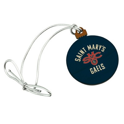 Saint Mary's College Gaels Logo Mini Small Tiny Wood Christmas Tree Holiday Ornament