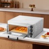 VEVOR Commercial Pizza Oven Countertop, 14" Single Deck Layer, Stainless Steel Electric Pizza Oven with Stone and Handle, Multipurpose Pizza Maker - 2 of 4