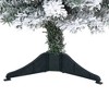 3ft Nearly Natural Pre-Lit LED Flocked Rock Springs Spruce Artificial Christmas Tree Clear Lights - 4 of 4