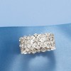 Ross-Simons 7.30 ct. t.w. Multi-Shaped CZ Eternity Band in Sterling Silver - 4 of 4